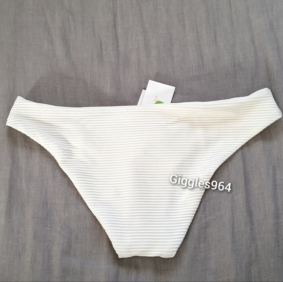 L*Space Sandy Classic Eco Rib Bikini Bottom Cream - Picture 6 of 8
